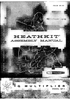 Heathkit QF-1-Q-Multiplier - Manual - Schematics 